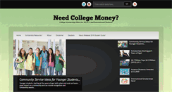 Desktop Screenshot of needcollegemoney.org